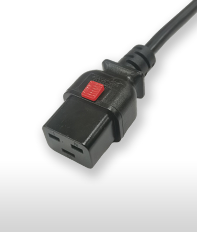 IEC60320 C19 3-Pole Straight Lock AC Connector, 16A/ 250V