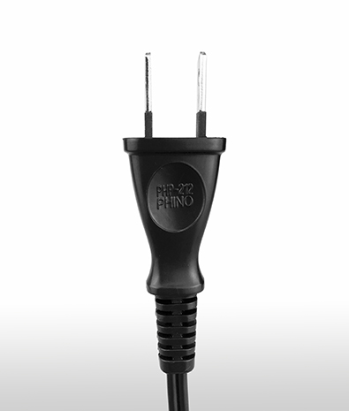 日本 2PIN插頭TO C7彎頭AC電源線組Cord Set 7A 125V