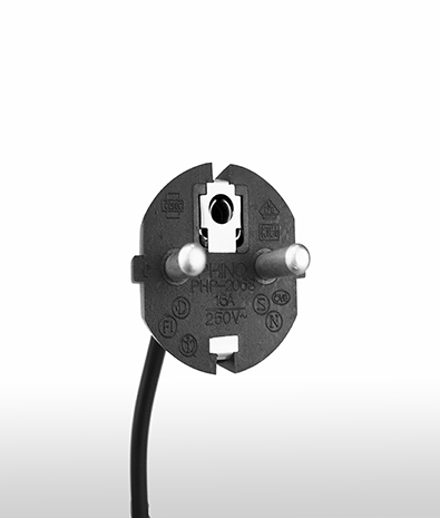 丹麥 2PIN接地直頭 TO C13 AC電源線組Cord Set 10A 250V