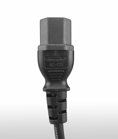 荷蘭 IEC 60320 C15 AC電源線連接器,3芯直式 10A 250V