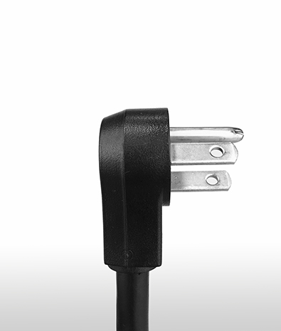 美國 NEMA 5-15P 彎式 AC插頭3PIN 接地, 15A 125V