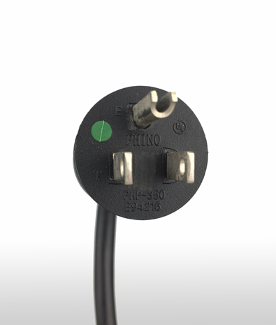 美國 NEMA 5-15P 直式 醫療用AC插頭3PIN 接地, 15A 125V